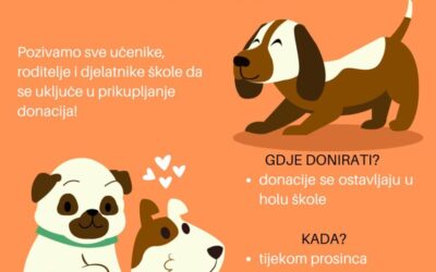 Humanitarna akcija naše škole: Pomozimo Skloništu za životinje Virovitica!