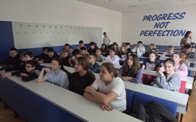 Učenici sudionici projekta „Šifra“ na Znanstvenom sajmu Veleučilišta u Virovitici